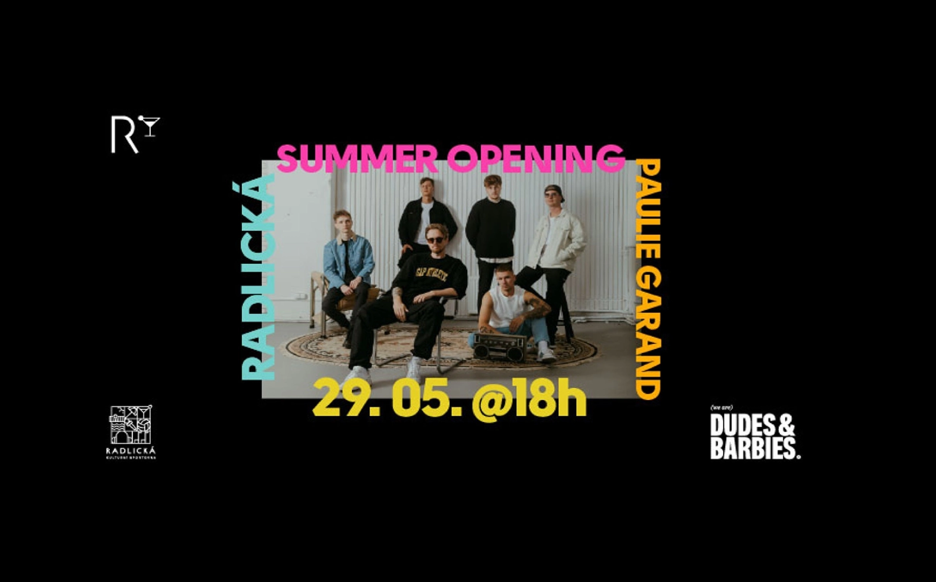 Summer opening Radlické: Paulie Garand + Live band