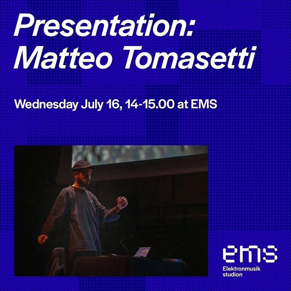 Matteo Tomasetti - Presentation @ EMS