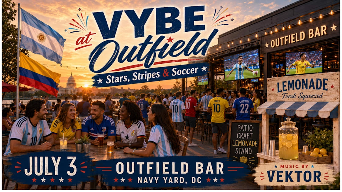Vybe At Outfield: Stars, Stripes & Soccer