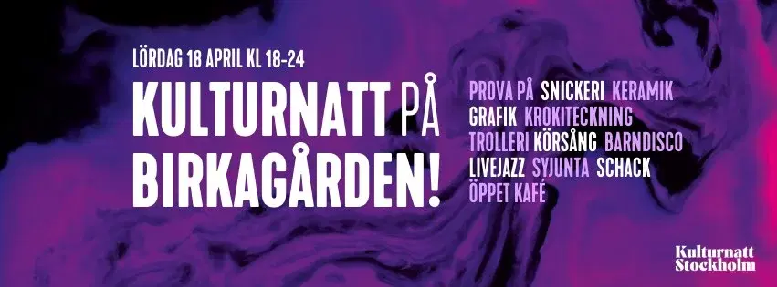 Kulturnatt 2026 på Birkagården