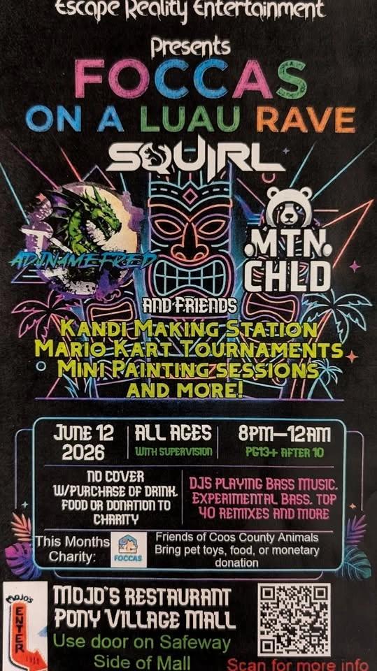 Escape Reality Entertainment presents FOCCAS on a Luau Rave