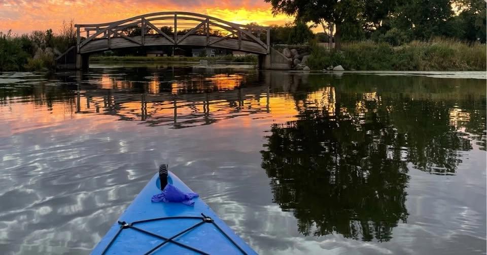 Sunset Canoe