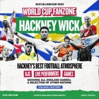 Hackney Wick Fanzone: England vs Ghana