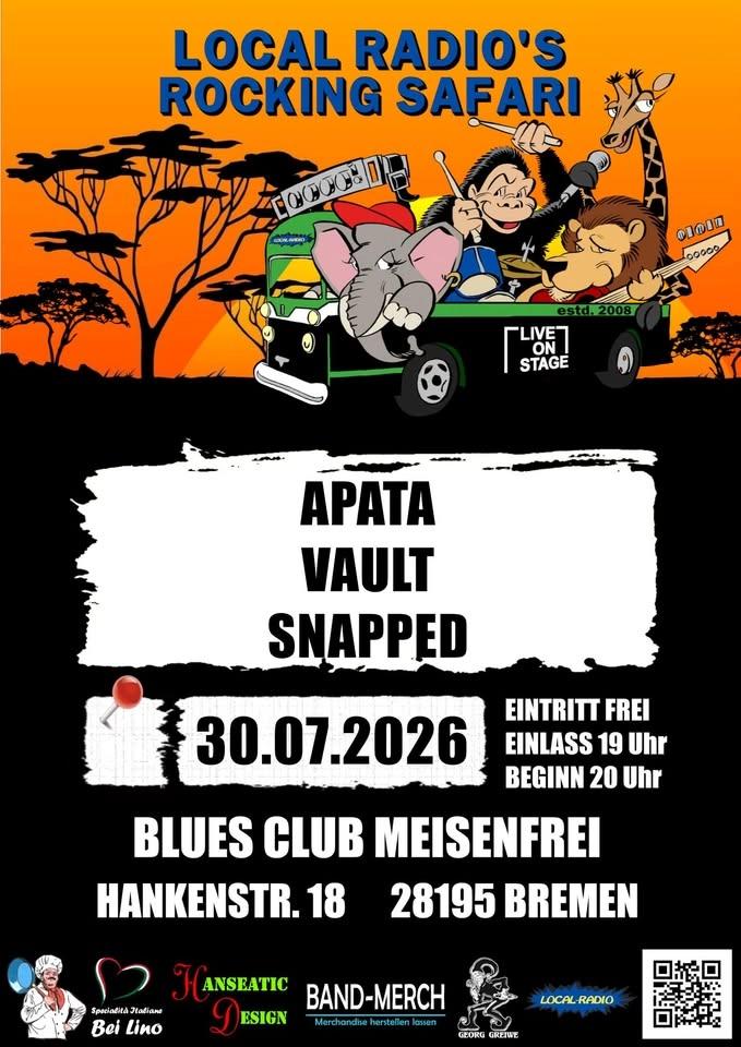 Apata + Vault + Snapped im Meisenfrei Bremen