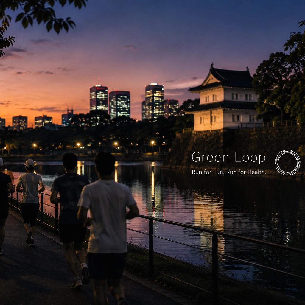 皇居ナイトラン GREEN LOOP