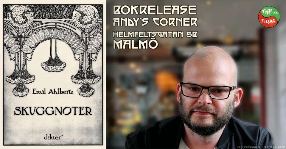 BOKSLÄPP: "Skuggnoter" av Emil Ahlbertz