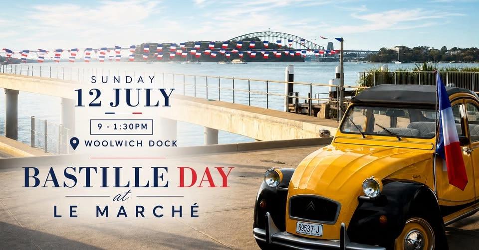 Bastille Day-Le Marché French Market at Woolwich Dock