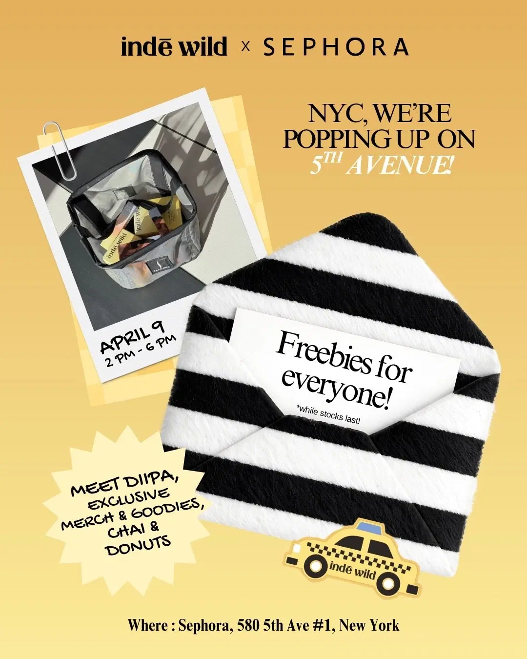 Indē Wild Sephora Pop-Up — NYC for FREE