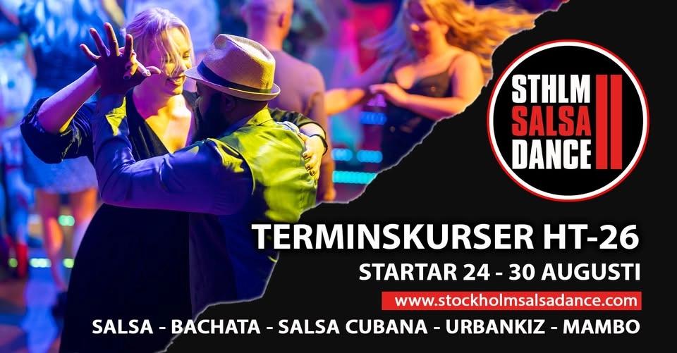 Höstens terminskurser startar 24-30 augusti på Stockholm Salsa Dance!
