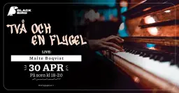 Två och en Flygel - Malte Boqvist | Blackbird Uppsala