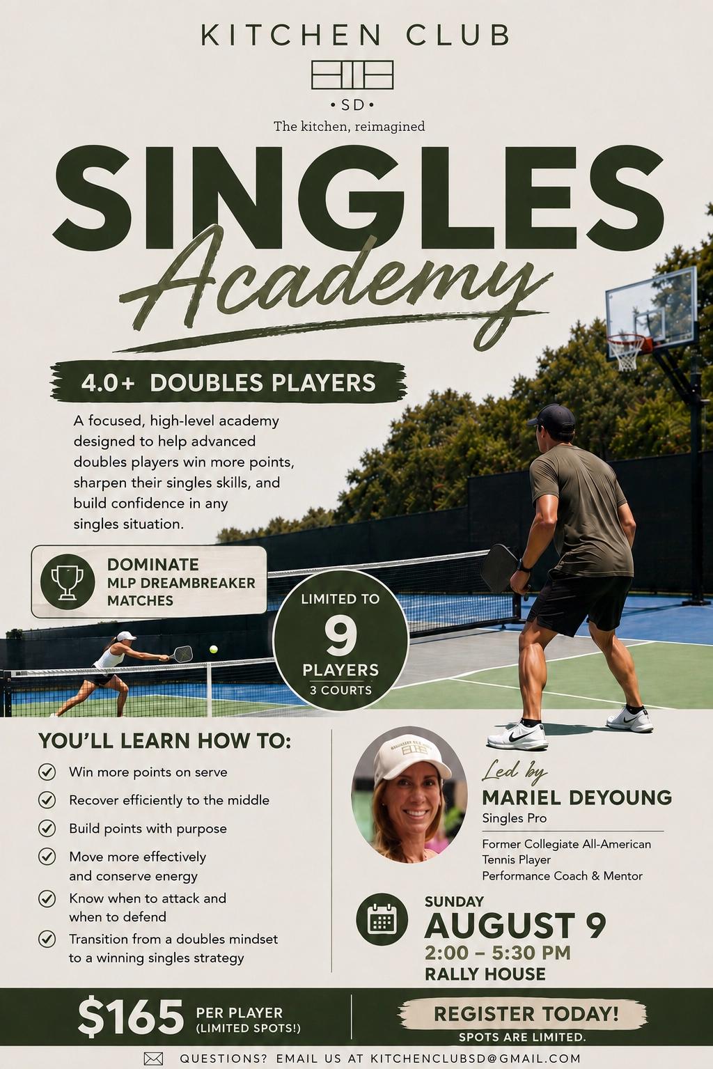 Singles Academy