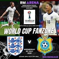 World Cup Fanzone: ENGLAND V DR CONGO