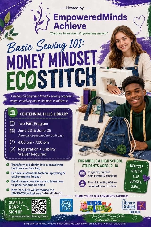 Basic Sewing 101: Youth Money Mindset EcoStitch
