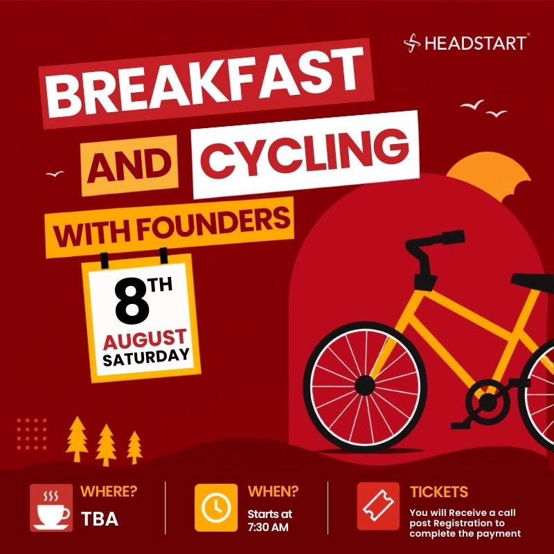 Breakfast and Cycling with Founders