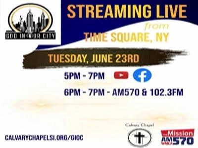 God in Our City LIVE from TIME SQUARE
