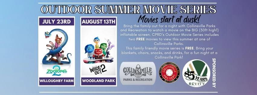Outdoor Summer Movie Series - Inside Out 2 @ Woodland Park