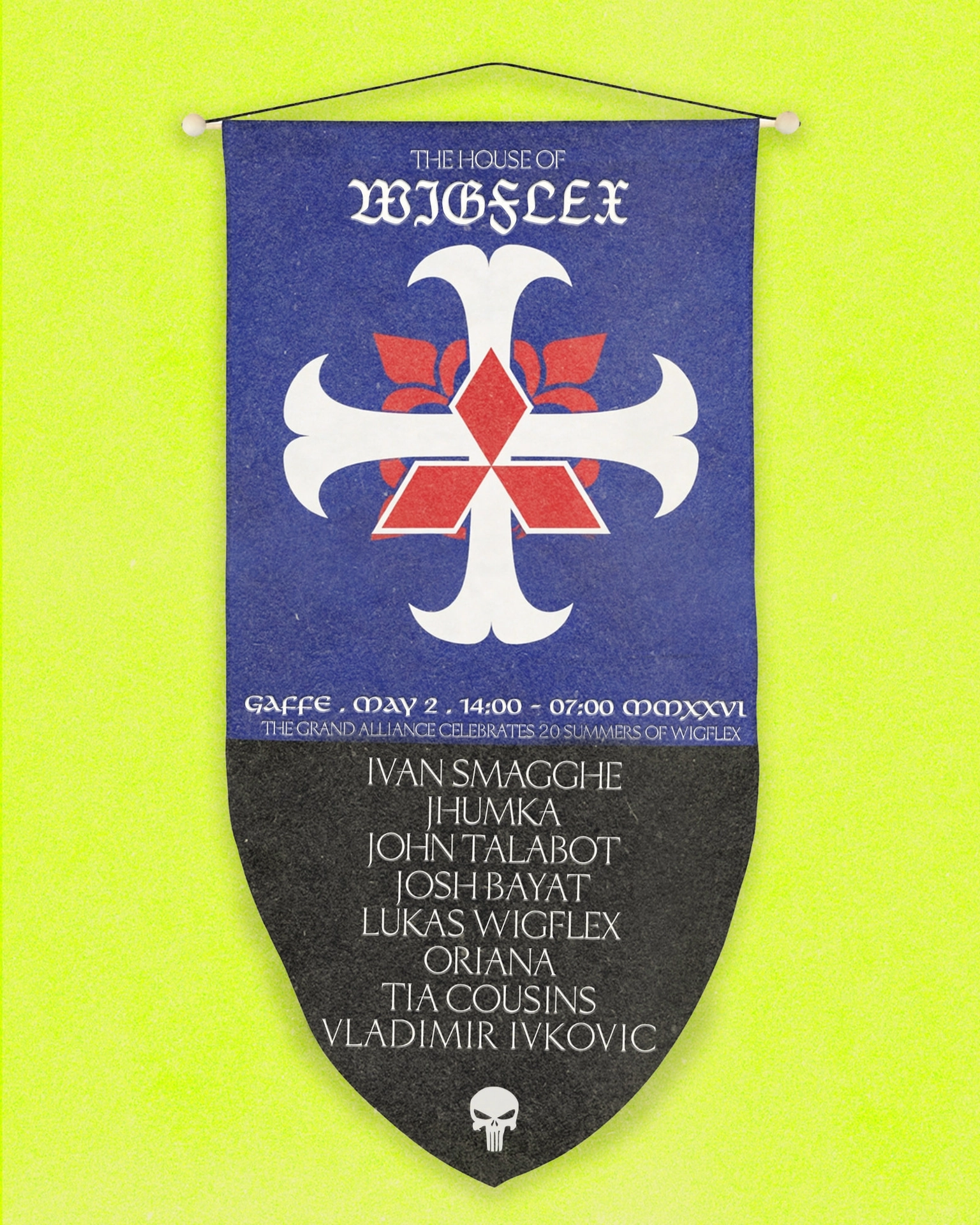 Wigflex 20 Years x pressure control: John Talabot, Ivan Smagghe, Lukas Wigflex + more