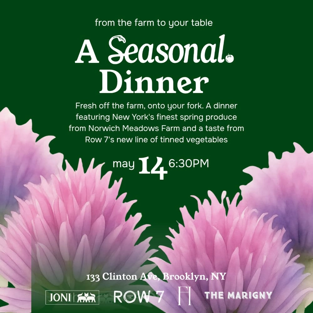 From The Farm To Your Table: A Seasonal Dinner
