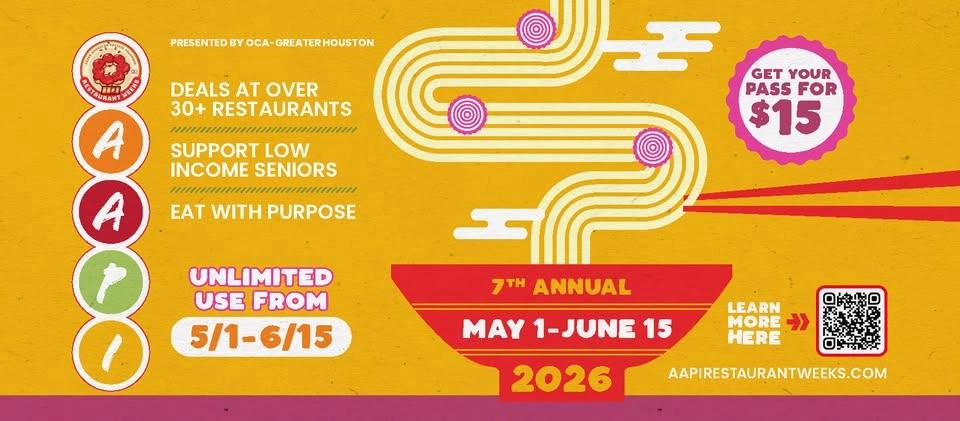 AAPI Restaurant Weeks (May 1 to June 15)