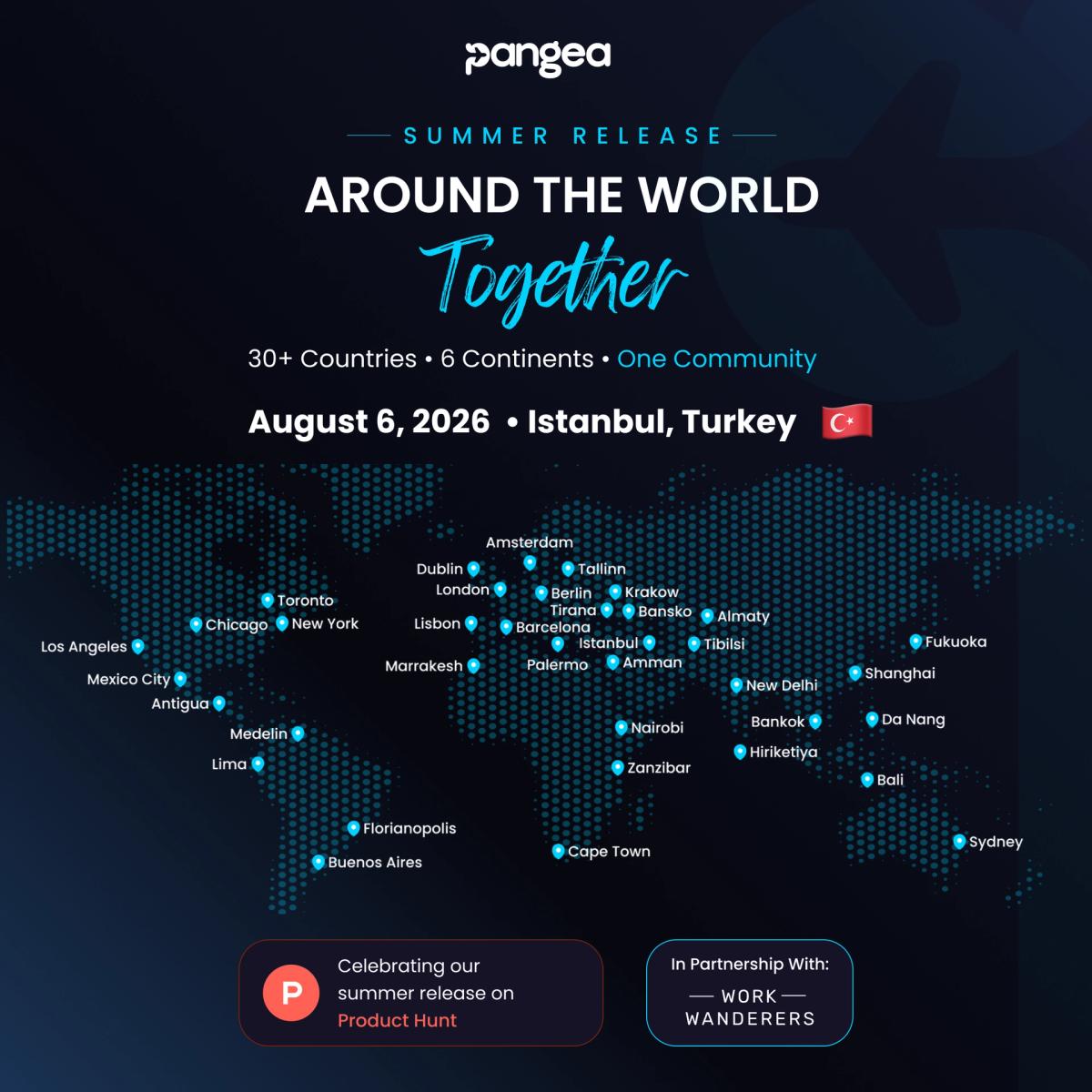 🇹🇷 Istanbul (Turkey) - Pangea Product Hunt Launch