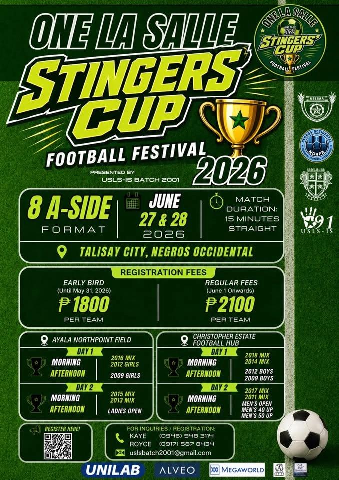 One La Salle Stingers' Cup Football Festival 2026