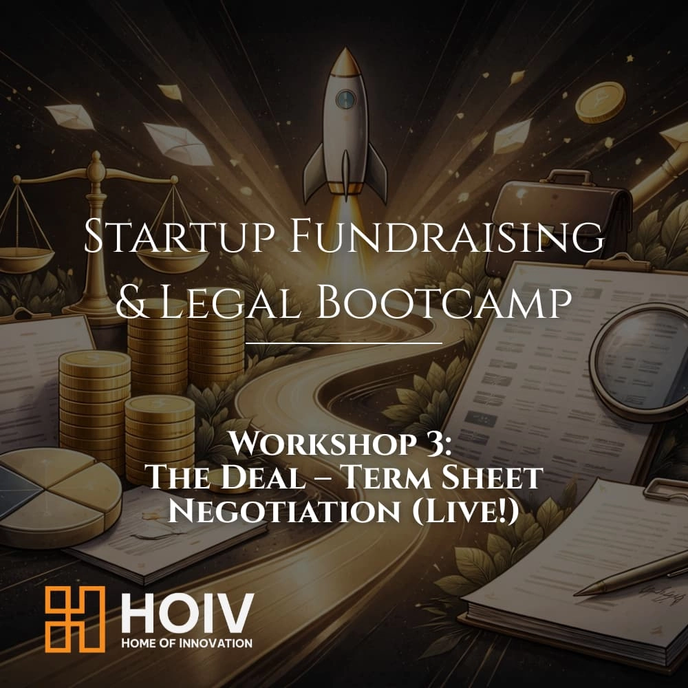 The Deal – Term Sheet Negotiation (Live!)