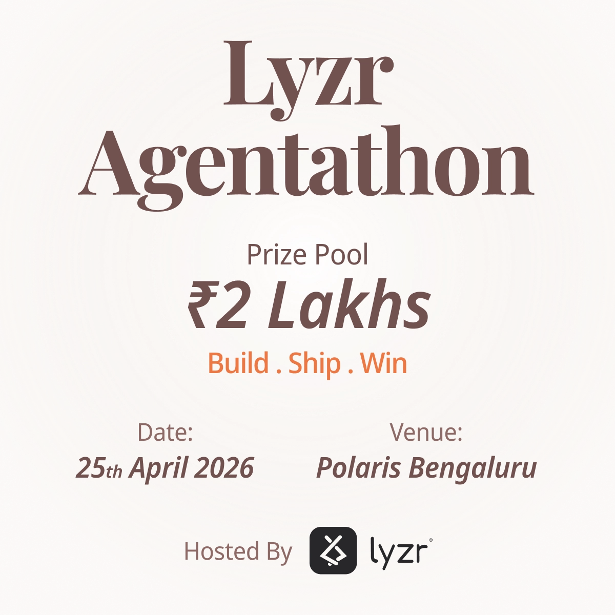 Lyzr Agentathon: The 2 Lakh Vibe-Coding Challenge