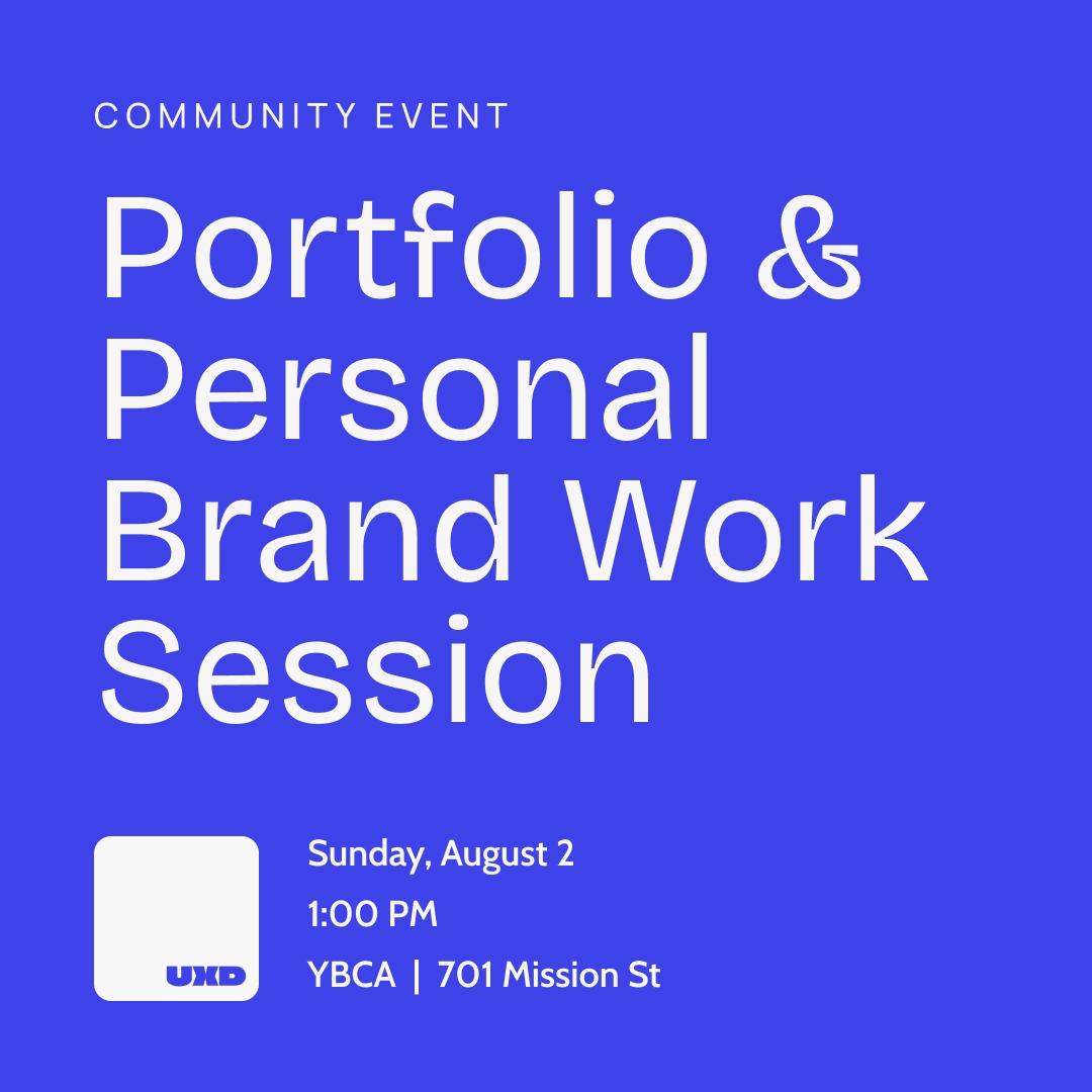 Portfolio & Personal Brand Work Session