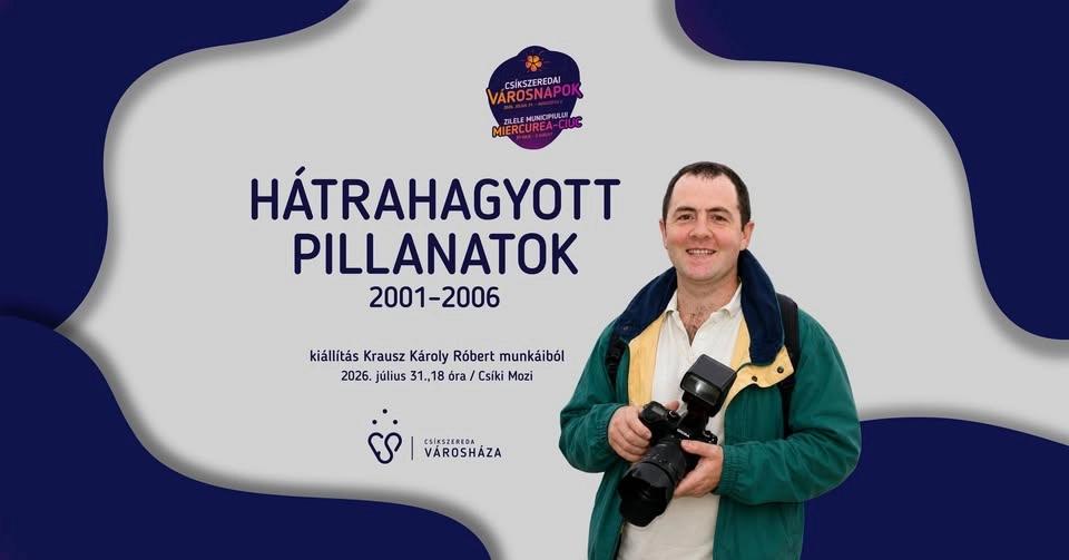 HÁTRAHAGYOTT PILLANATOK 2001–2006 – kiállítás Krausz Károly Róbert munkáiból