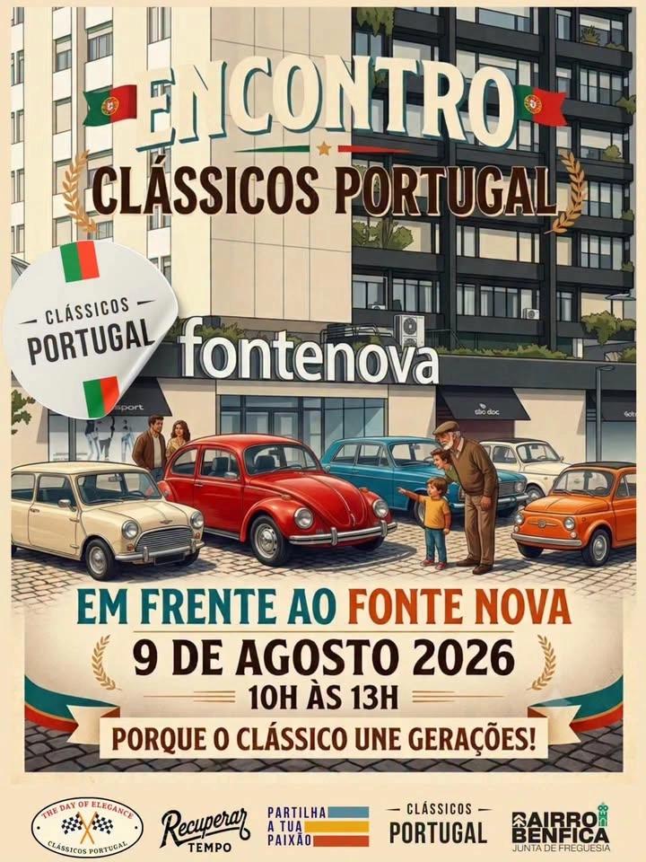 Encontro Clássicos Portugal em Benfica