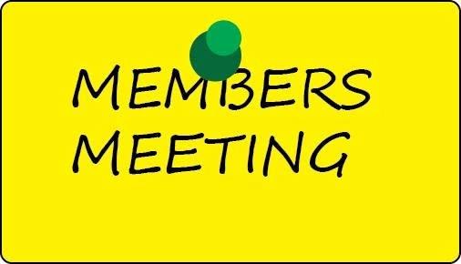 3rd Monday Members Meeting