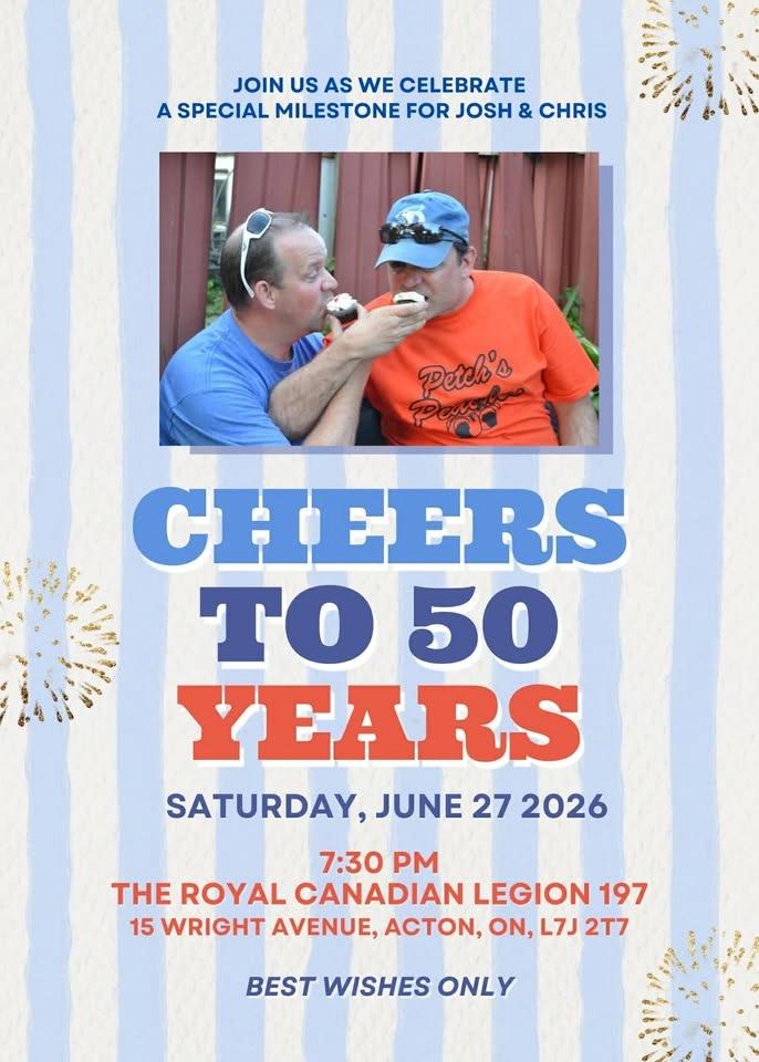 Chris & Josh are Turning 50!