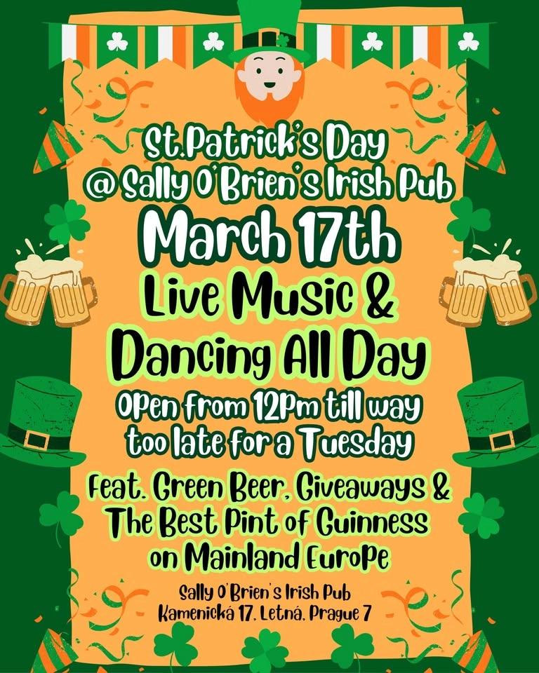 ☘️ St. Patrick's Day @ Sally's ☘️