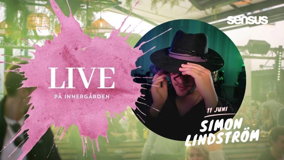 Innergården LIVE - 11 juni - Simon Lindström - FRI ENTRÉ