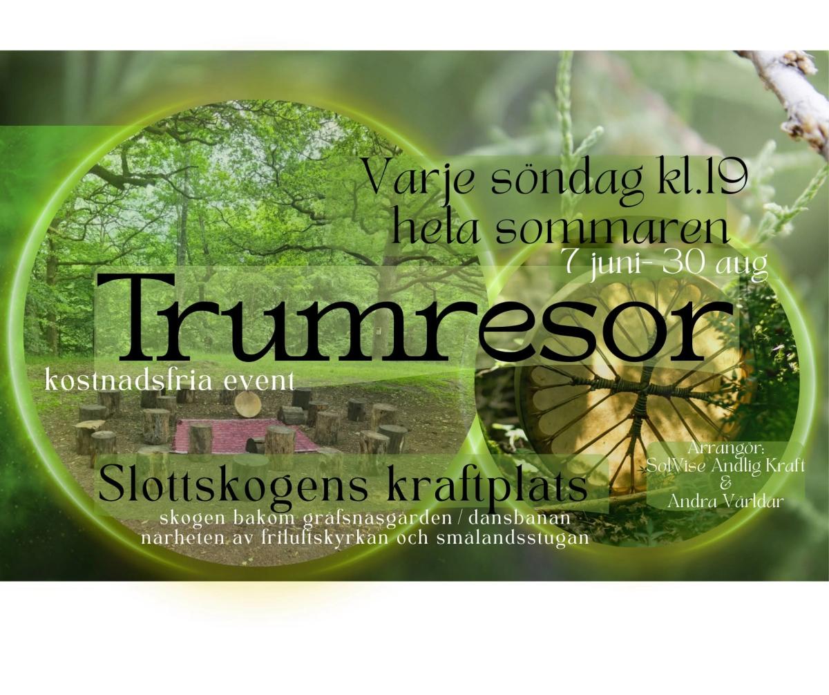 Trumresa i Slottskogen söndagar 7jun-30 aug (ej 9/8 & 16/8)
