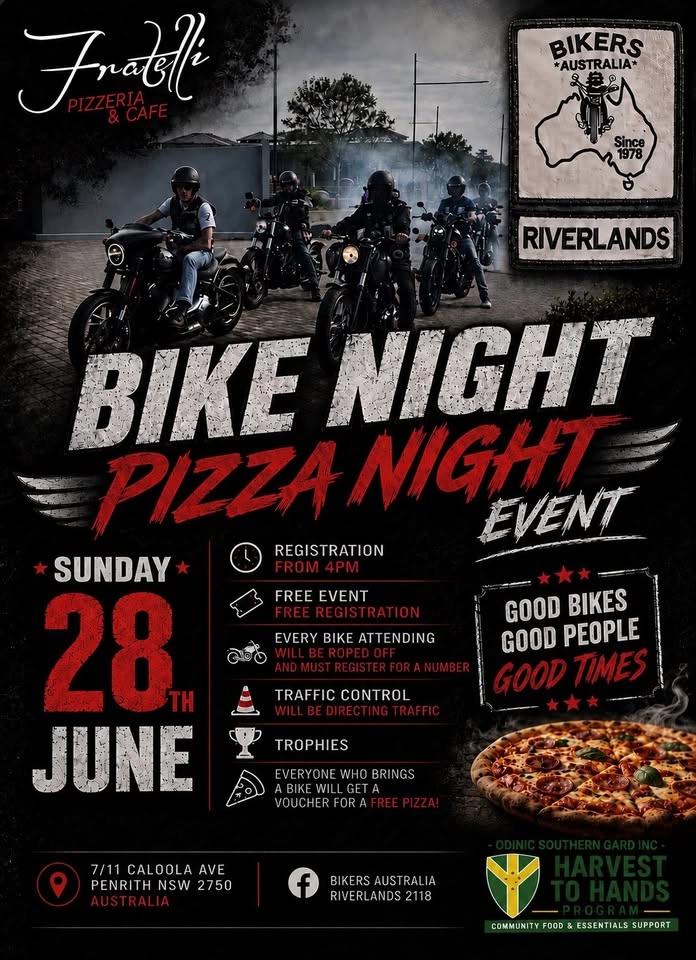 Fratelli pizza bike show