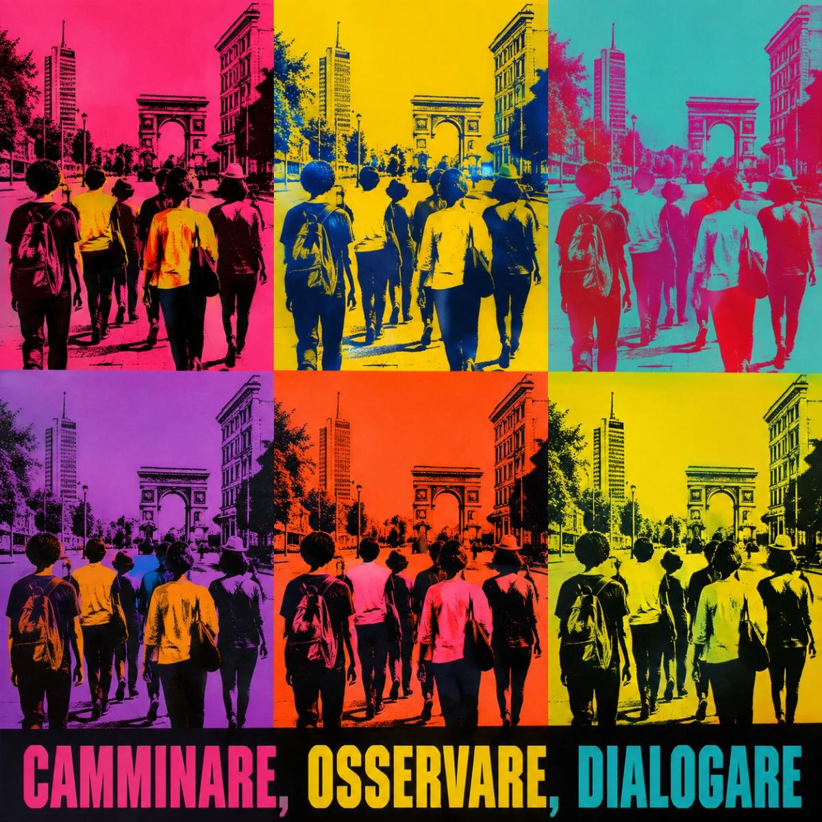 Deriva psicosociale con dialogo socratico per le vie di Milano