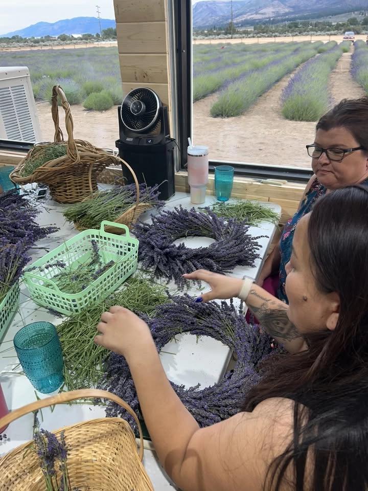 Lavender Wreath Class