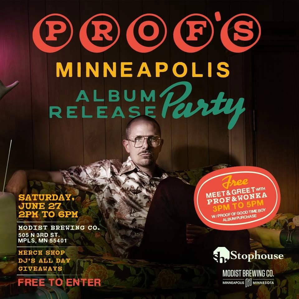 PROF's Minneapolis Album Release Party