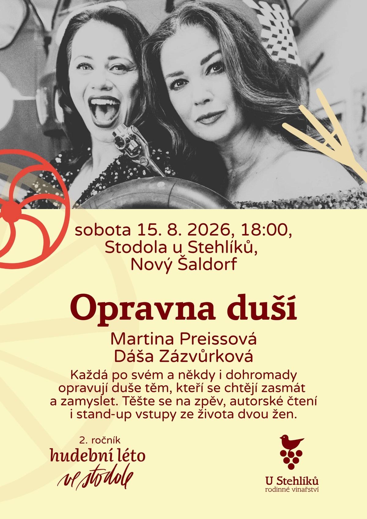 Opravna duší Martiny Preissové a Dáši Zázvůrkové