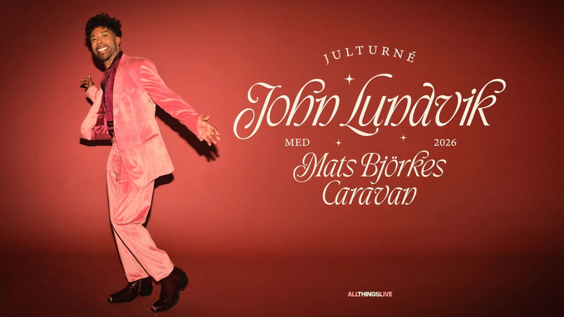 John Lundvik med Mats Björkes Caravan - Julturné 2026