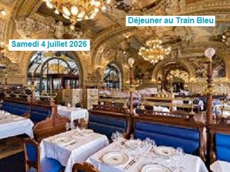 Déjeuner au Train Bleu, à la Belle Epoque
