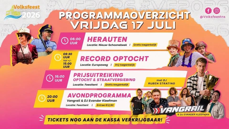 Volksfeest Nieuw Schoonebeek - Vrijdag 17 juli