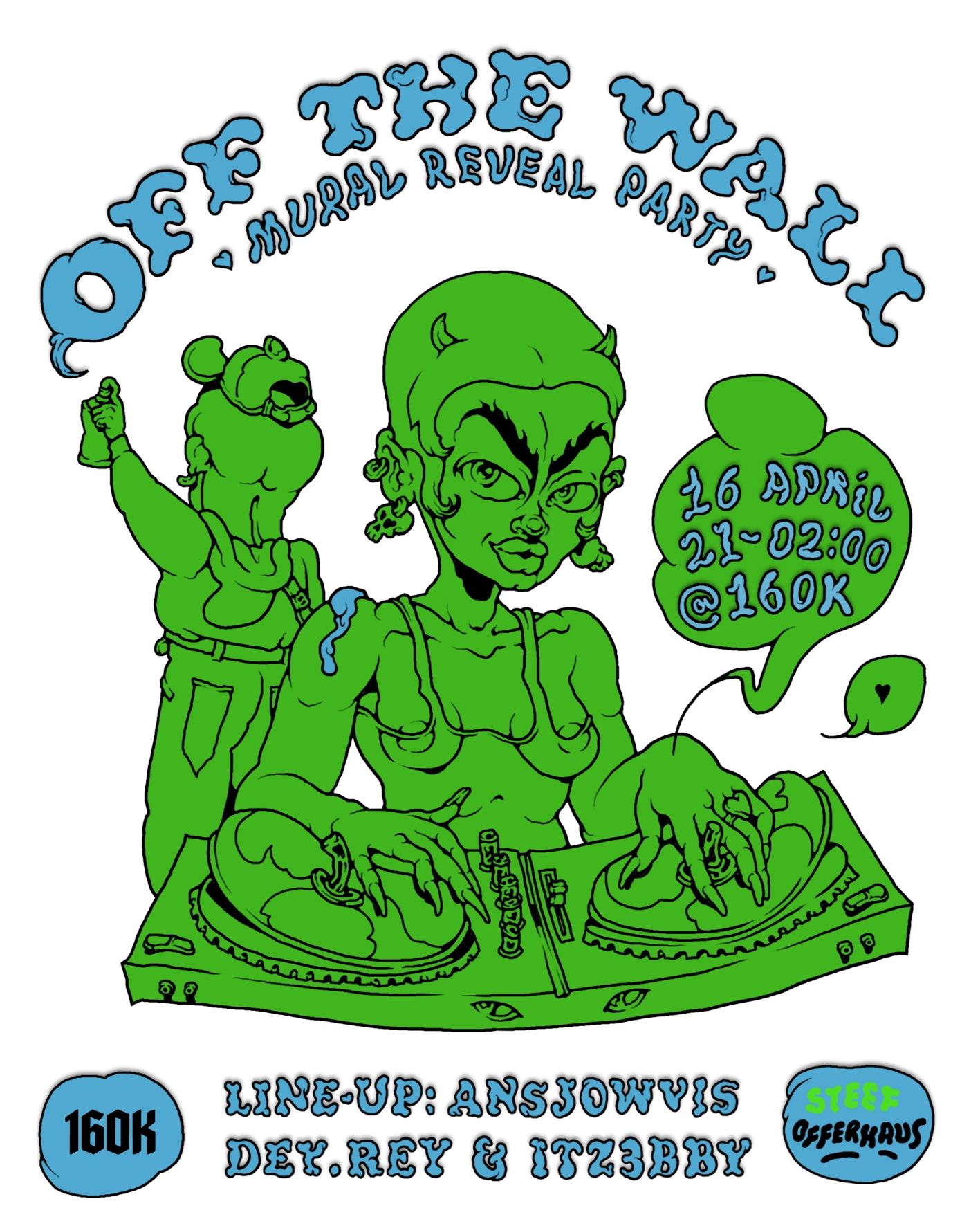 Off the Wall: Mural Reveal Party by Steef Offerhaus