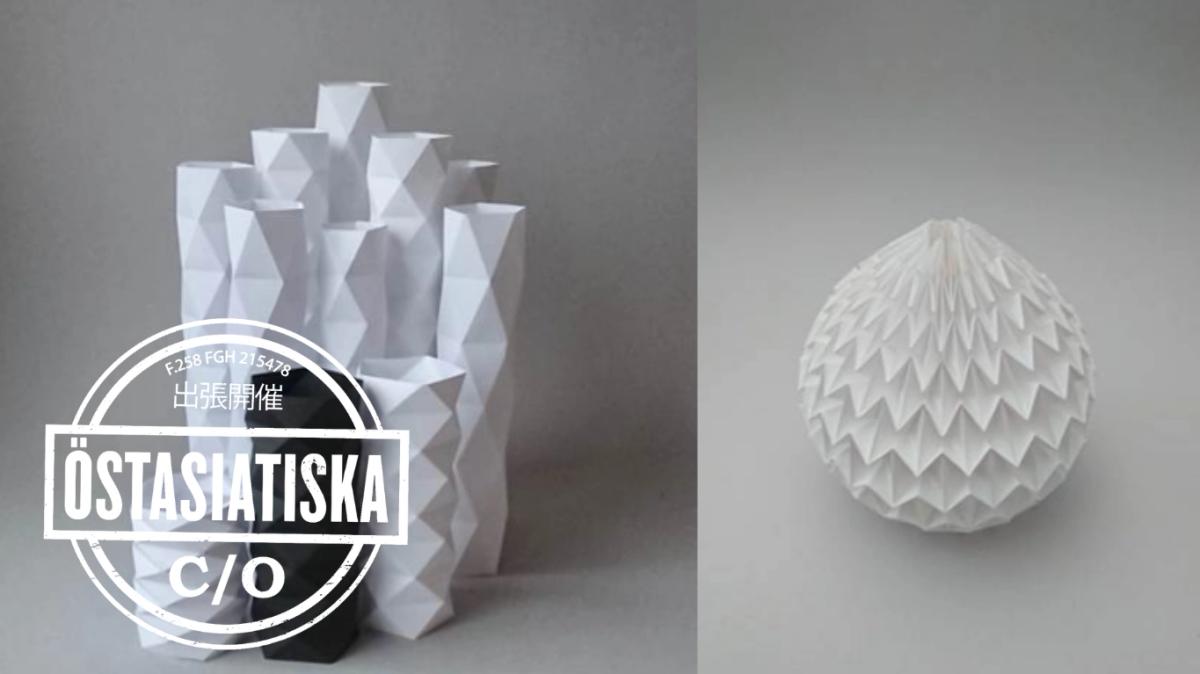 Origami - Pappersvikning kryssmönster