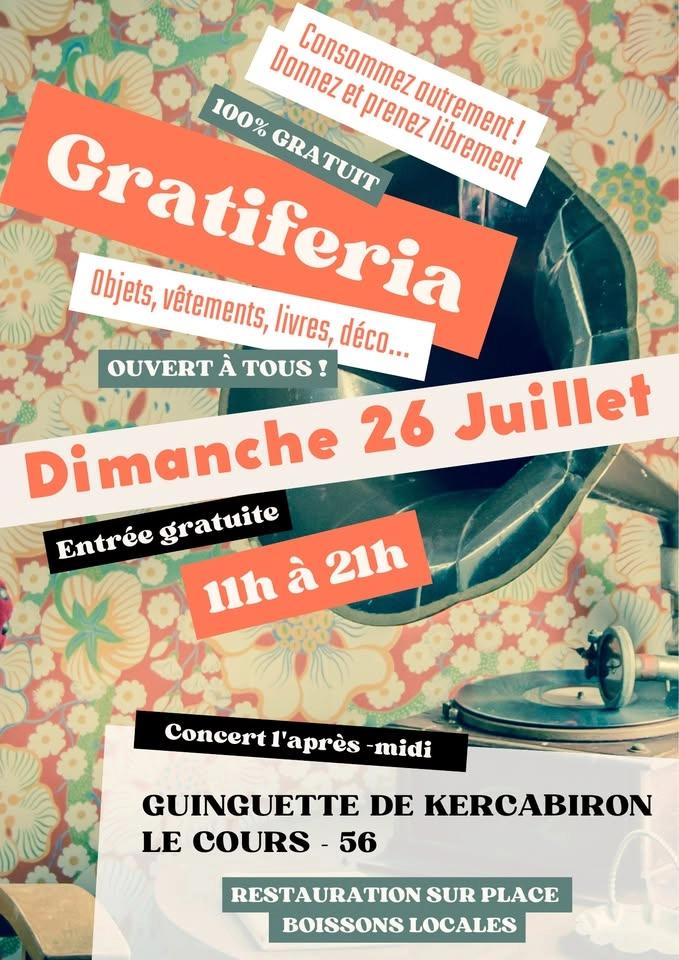 Gratiféria - Marché 100% gratuit - Guinguette de Kercabiron