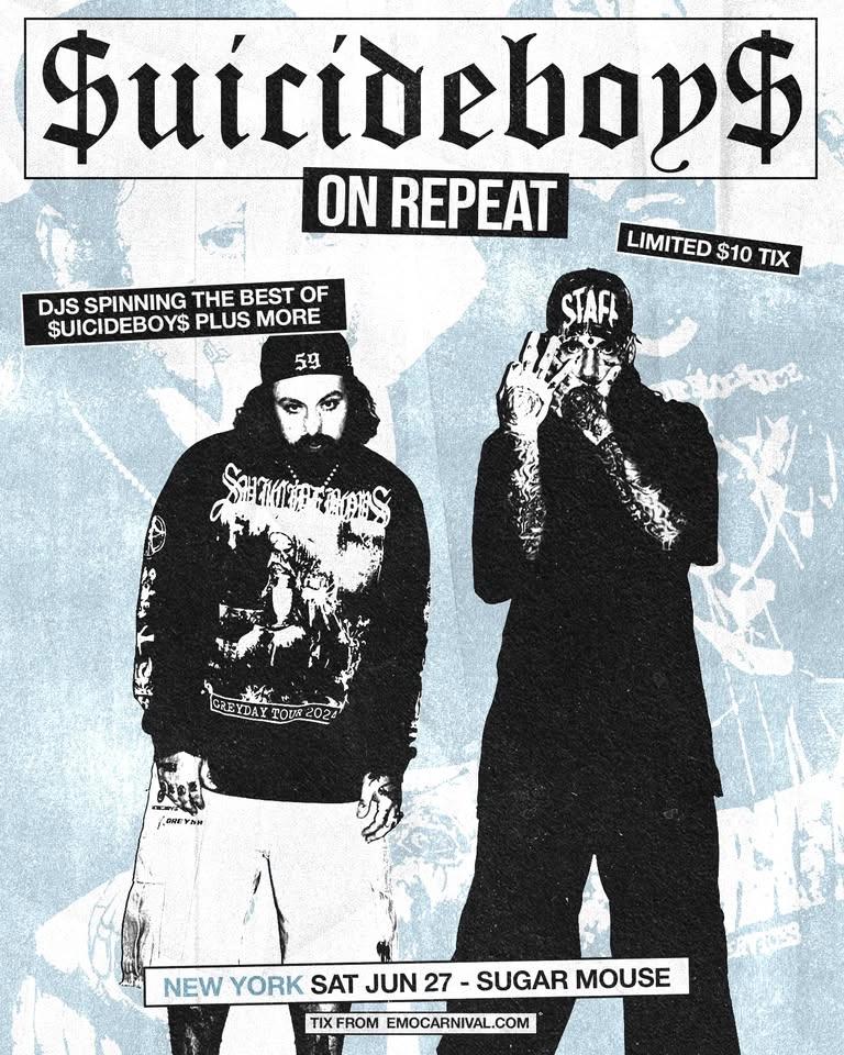 $UICIDEBOY$ ON REPEAT - NEW YORK CITY