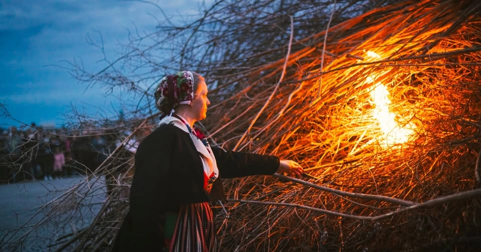 Valborgsfirande på Skansen