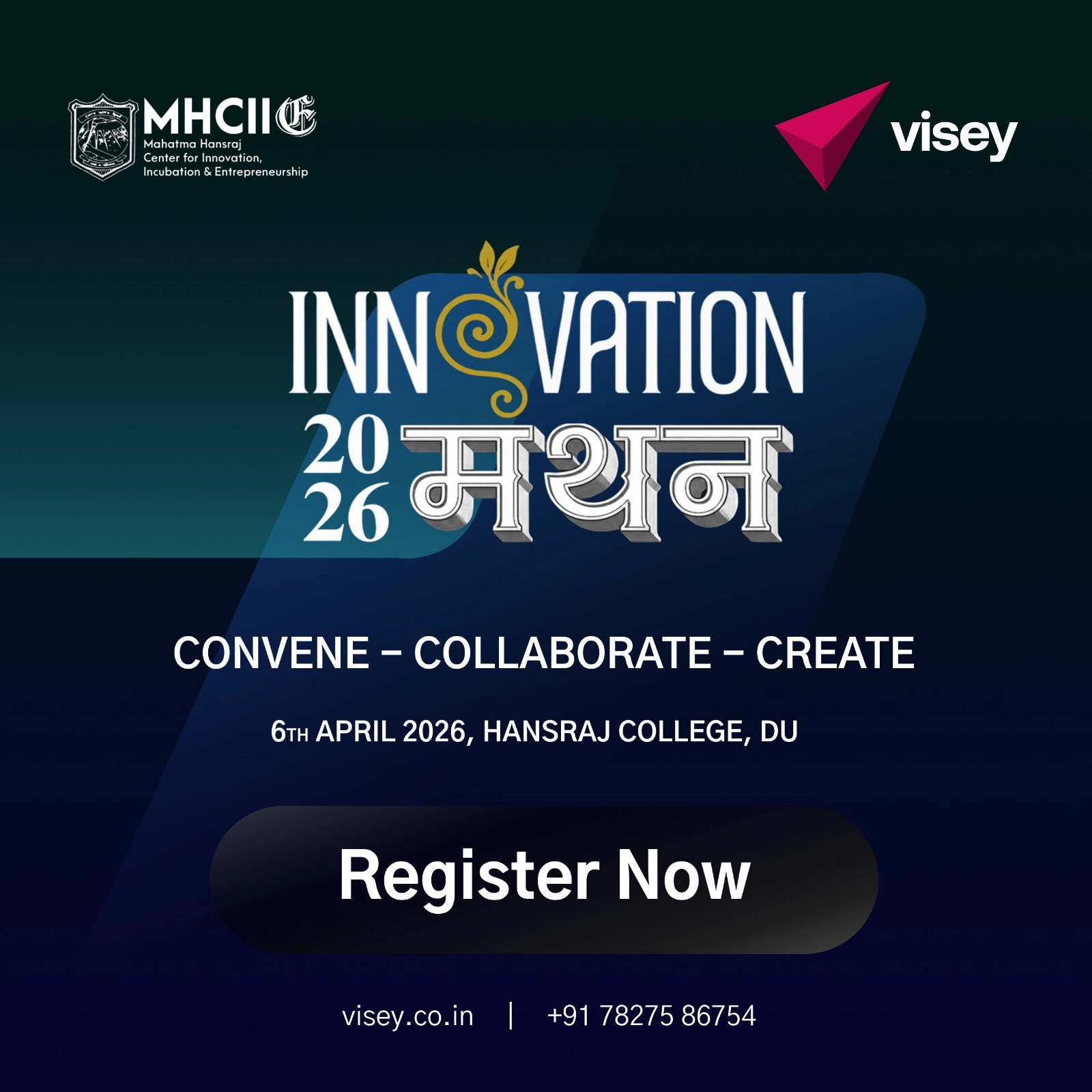 Innovation Manthan for Entrepreneurs at Hansraj College