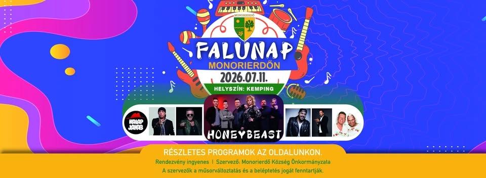 FALUNAP MONORIERDŐN - HONEYBEAST, DR BRS, KRISZ RUDI, BÁRÁNY ATTILA, DJ DOMINIQUE, KALAP JAKAB